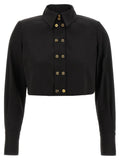 Elisabetta Franchi Black Lycra Blouse