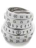 MM6 Maison Margiela Silver Brass Ring