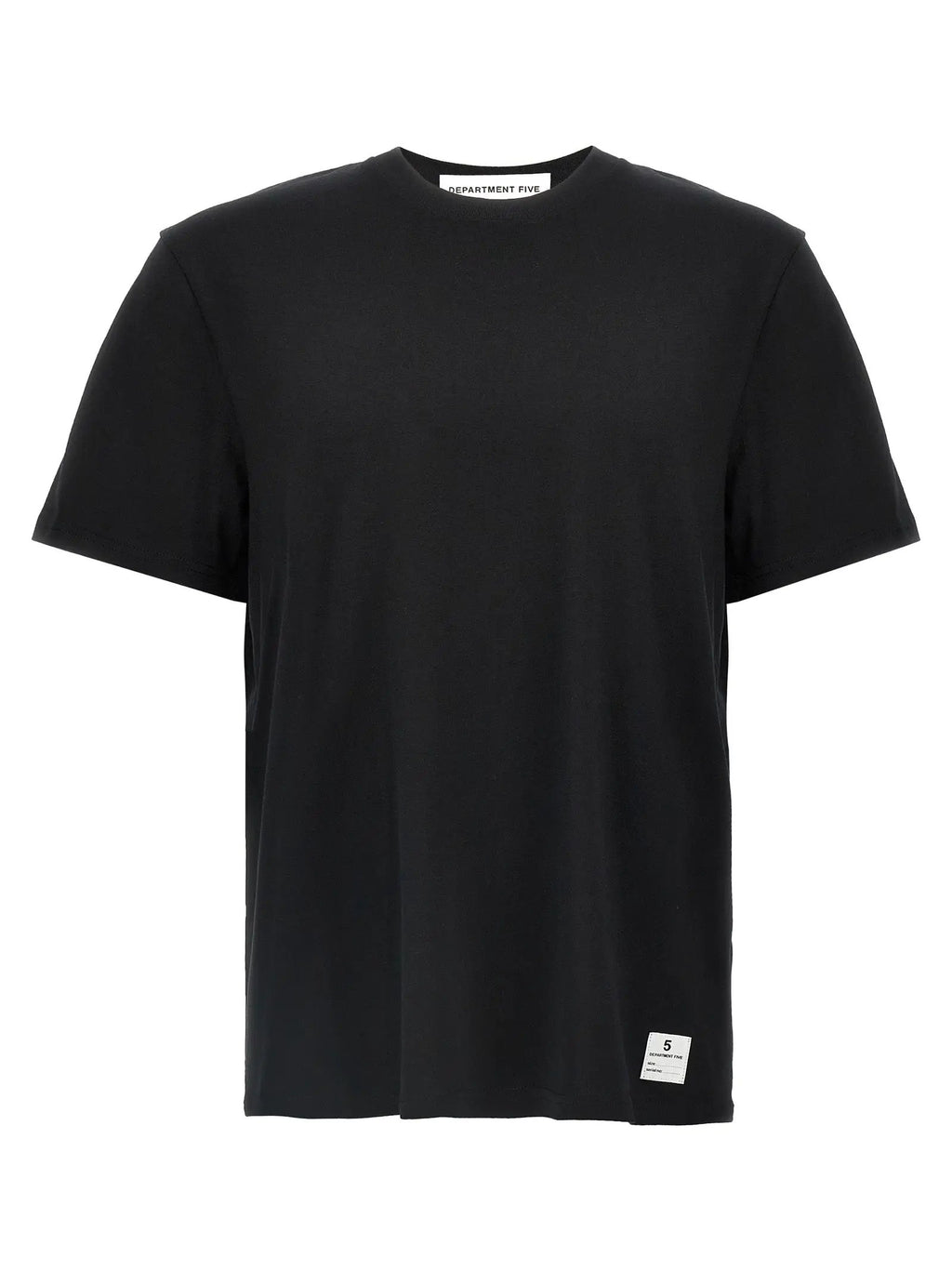 Department 5 Black Cotton T-Shirt