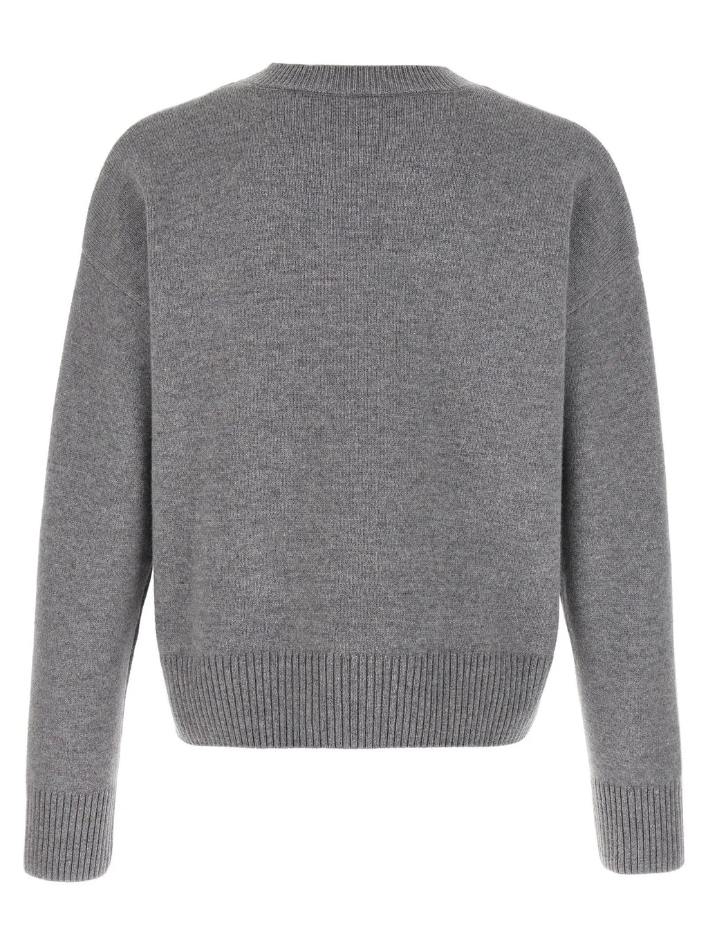 Ami Paris Gray Wool Cardigan