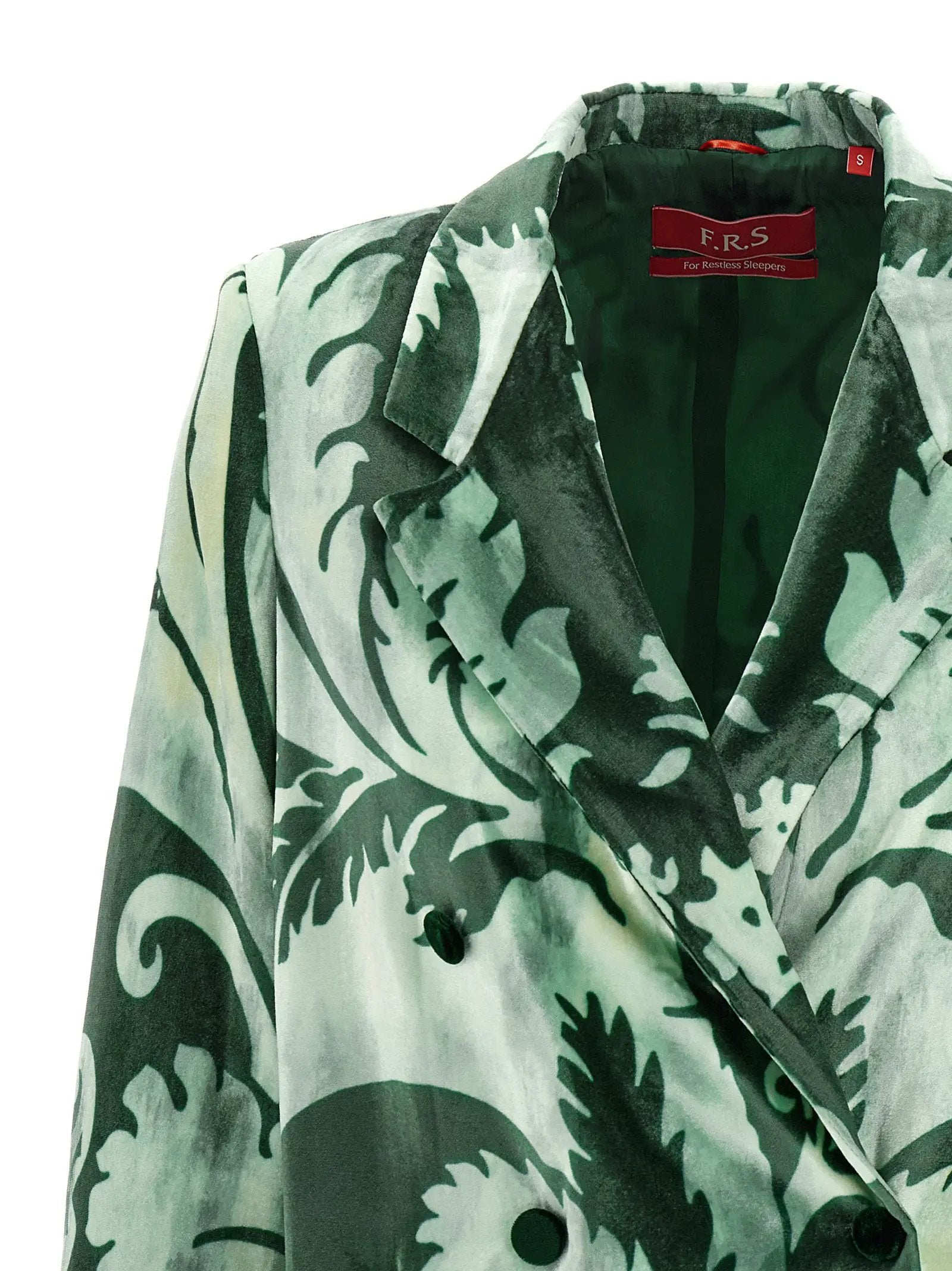 F.R.S. - FOR RESTLESS SLEEPERS Bicolor Viscose Blazer