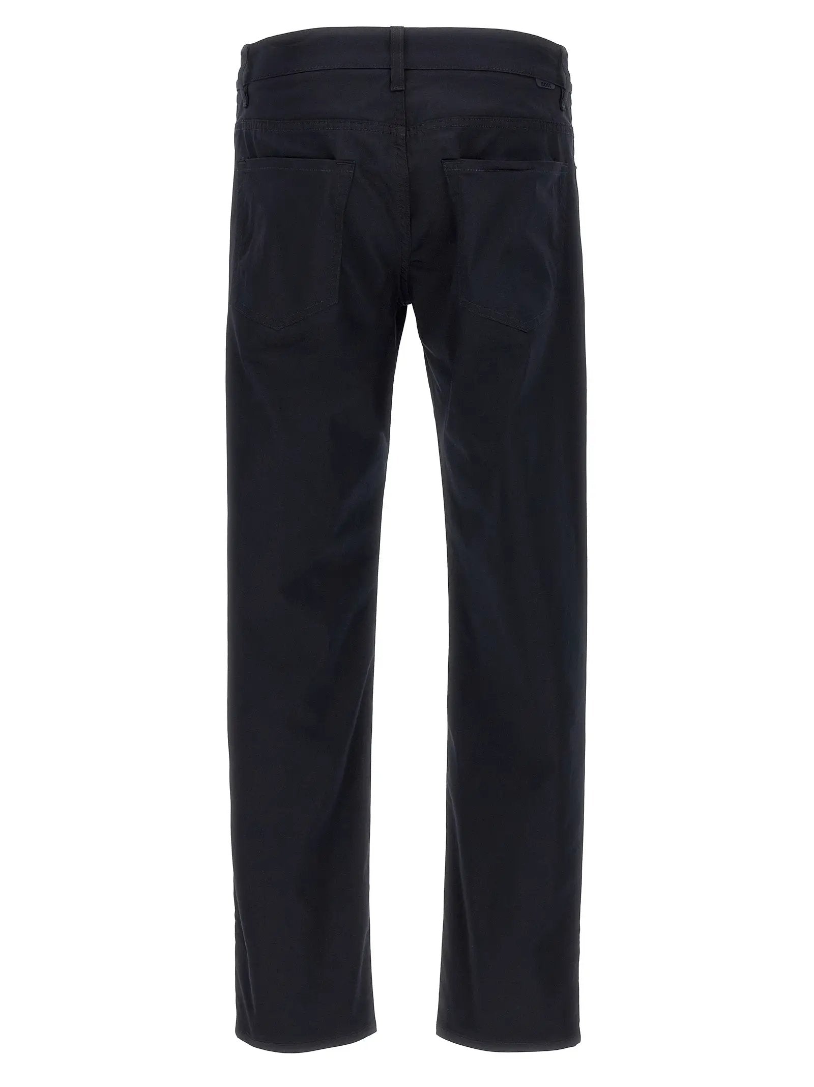 Hugo Boss Blue Cotton Casual Pants