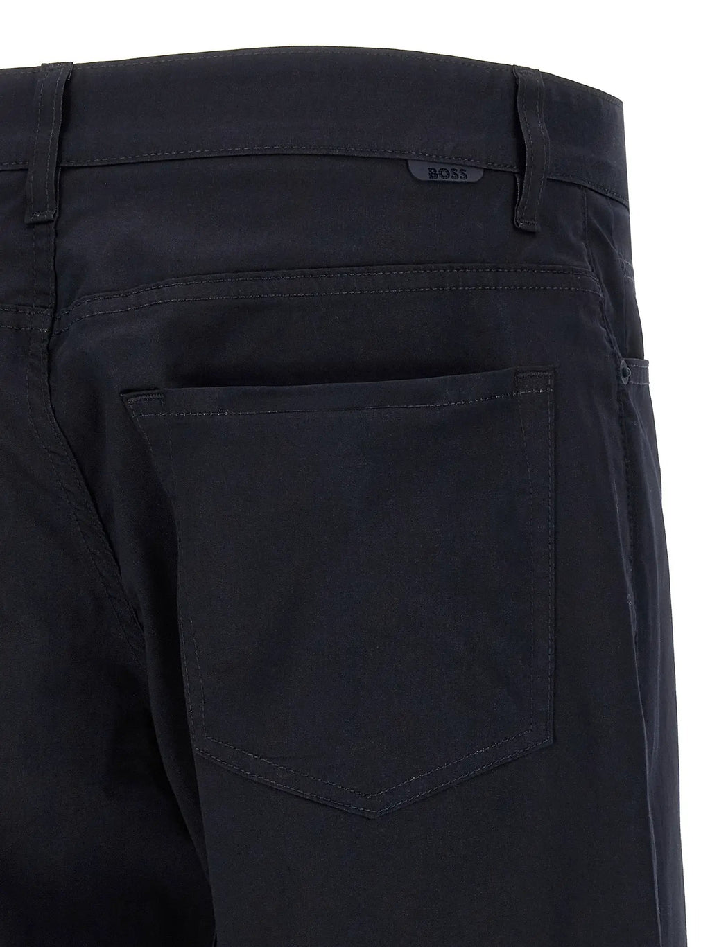Hugo Boss Blue Cotton Casual Pants