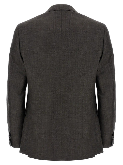 Blazer Brioni en laine marron