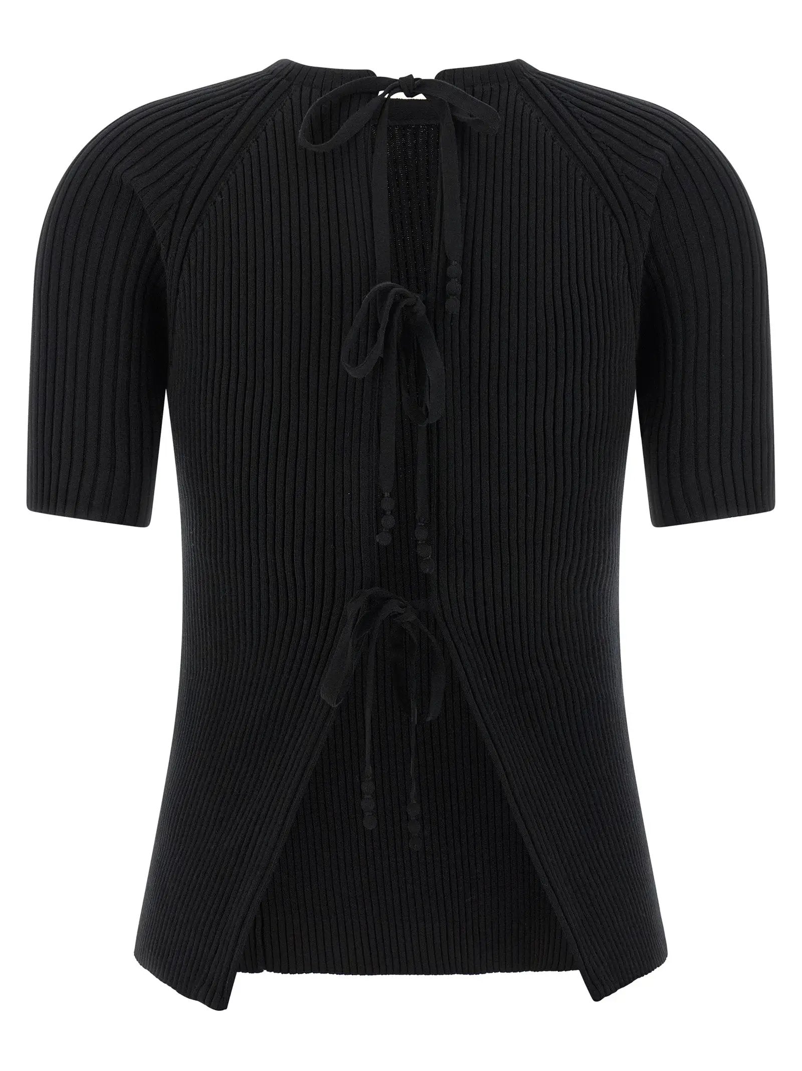 Tory Burch Black Cotton Cardigan
