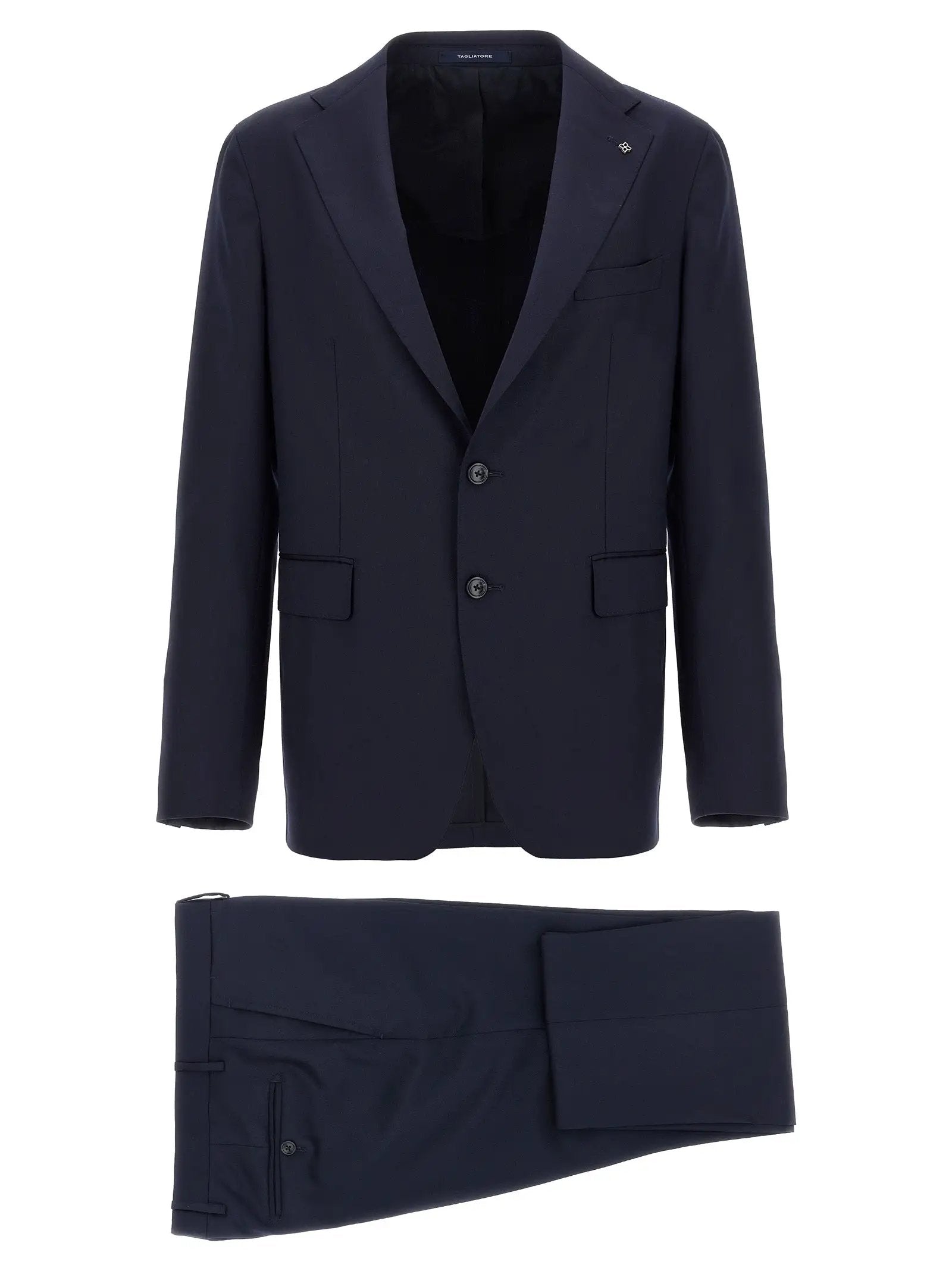 Tagliatore Tagliatore Blue Virgin Wool Two-Piece Suit
