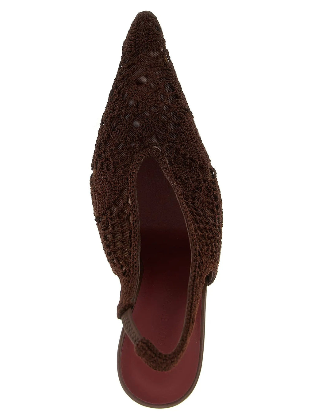 Magda Butrym Brown Cotton High Heel Pumps