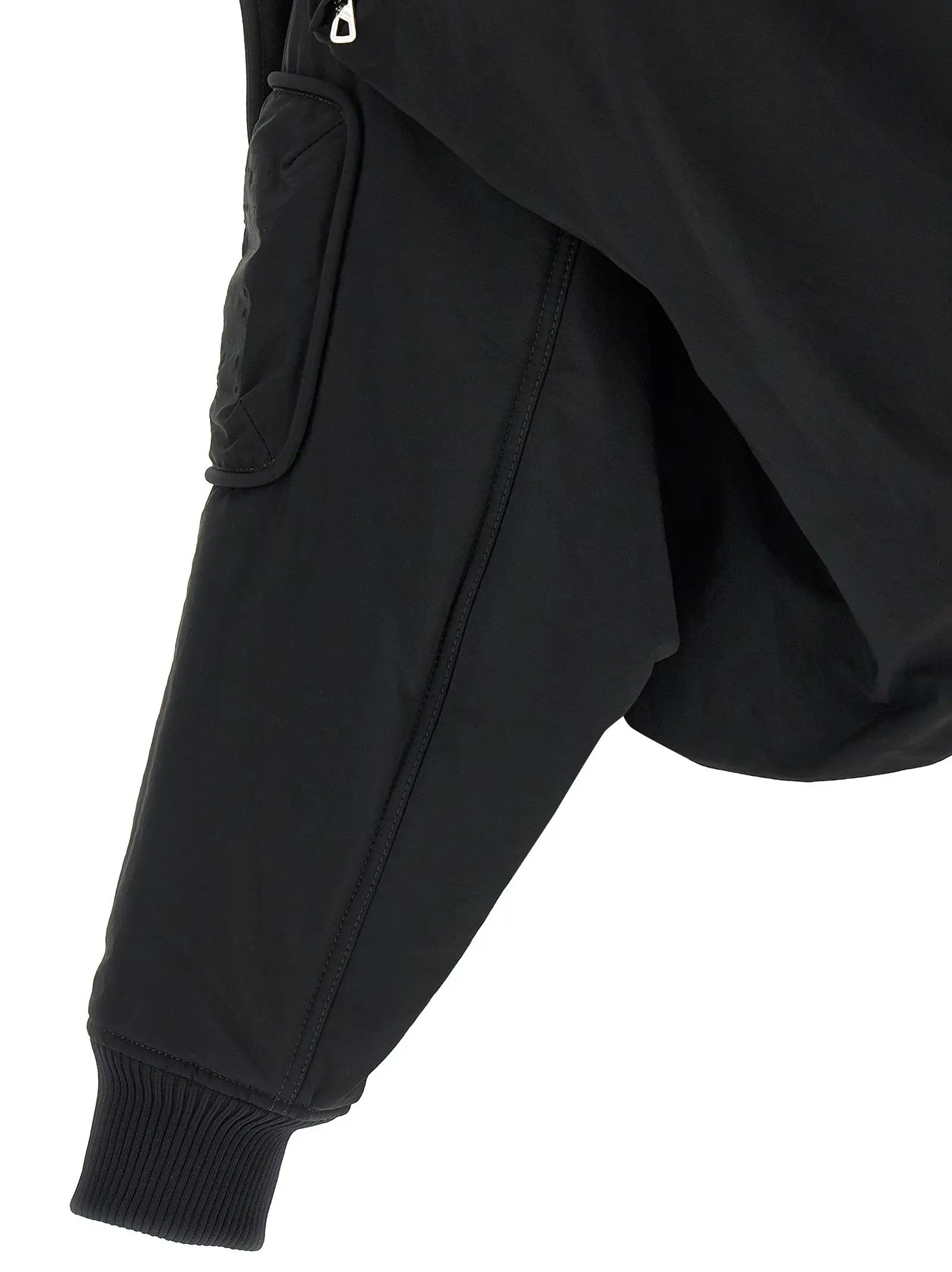 Jean Paul Gaultier Jean Paul Gaultier Black Polyethylene Bomber