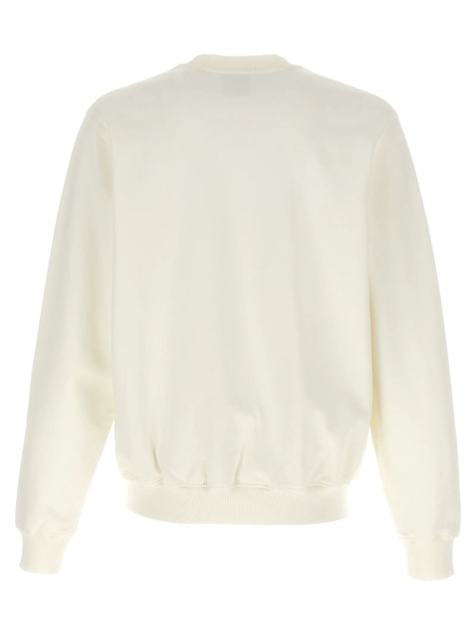 Casablanca White Cotton Sweatshirt
