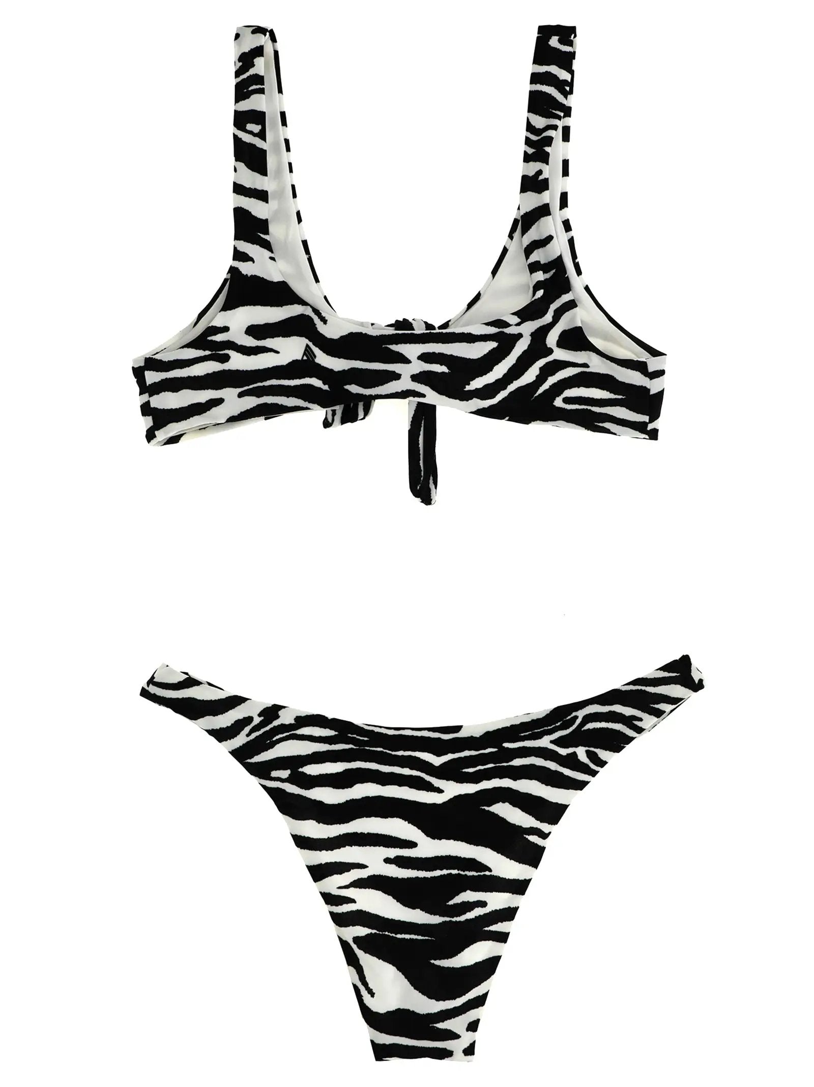 The Attico Bicolor Polyamide Bikini