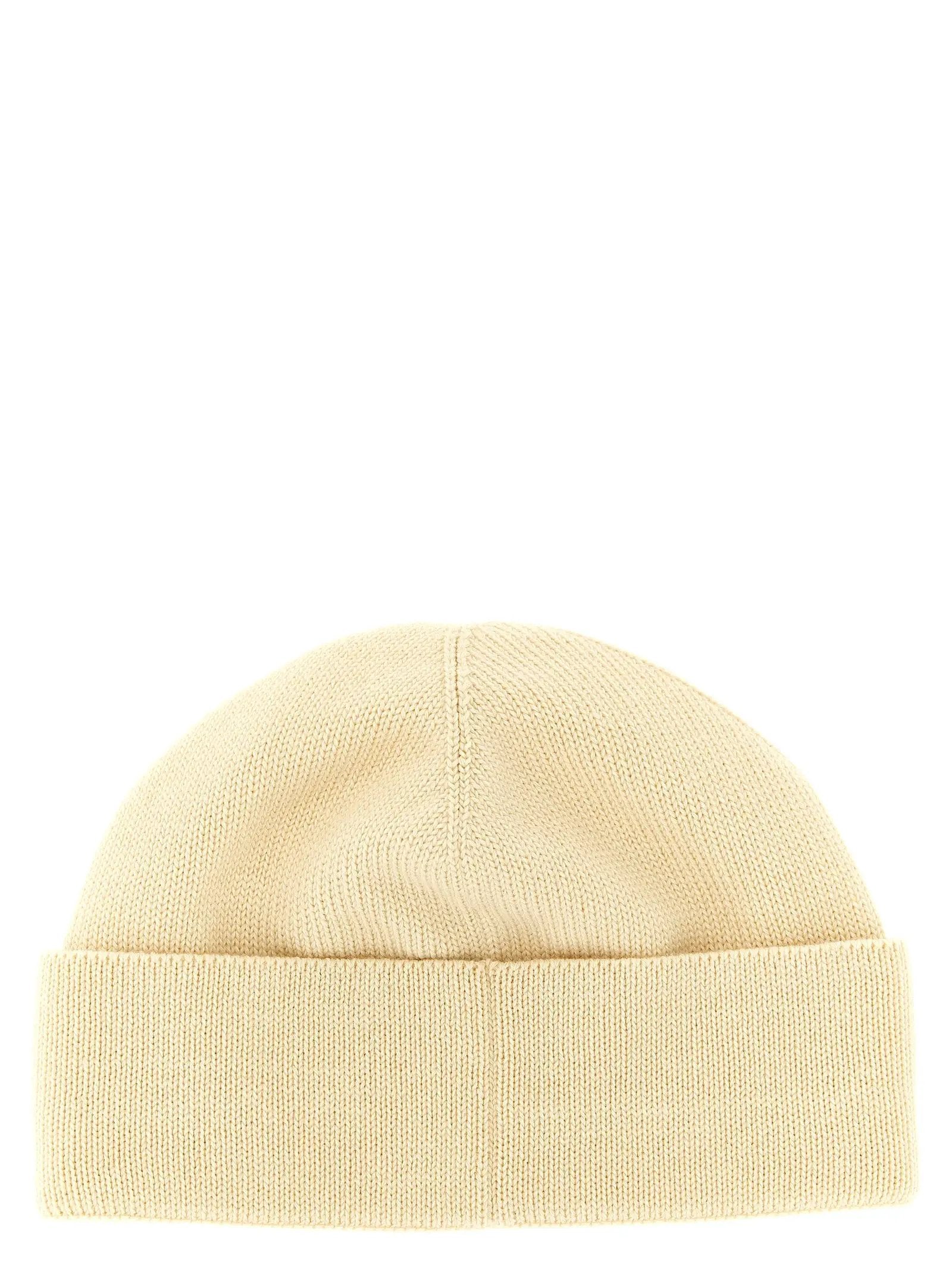 Valentino Garavani Beige Cotton Beanie