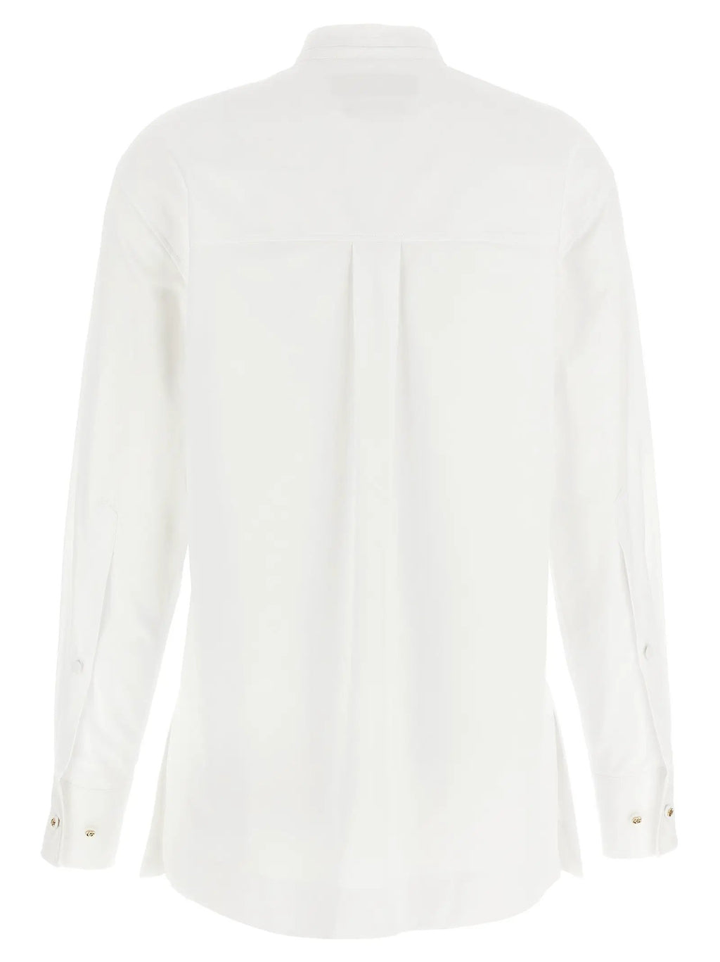 Gucci White Cotton Blouse