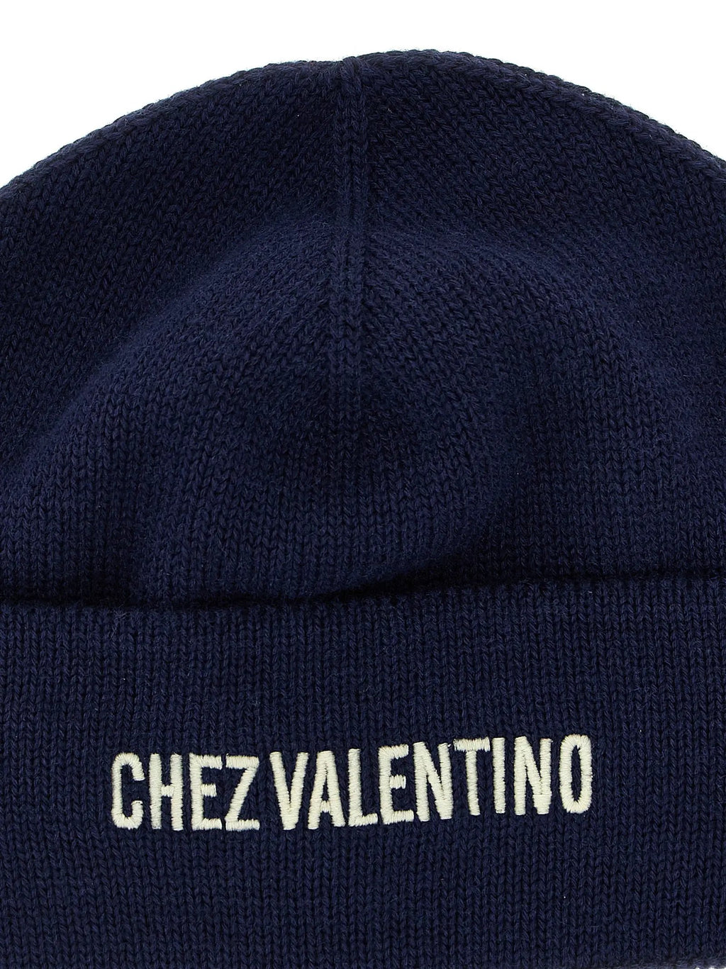 Valentino Garavani Blue Cotton Beanie