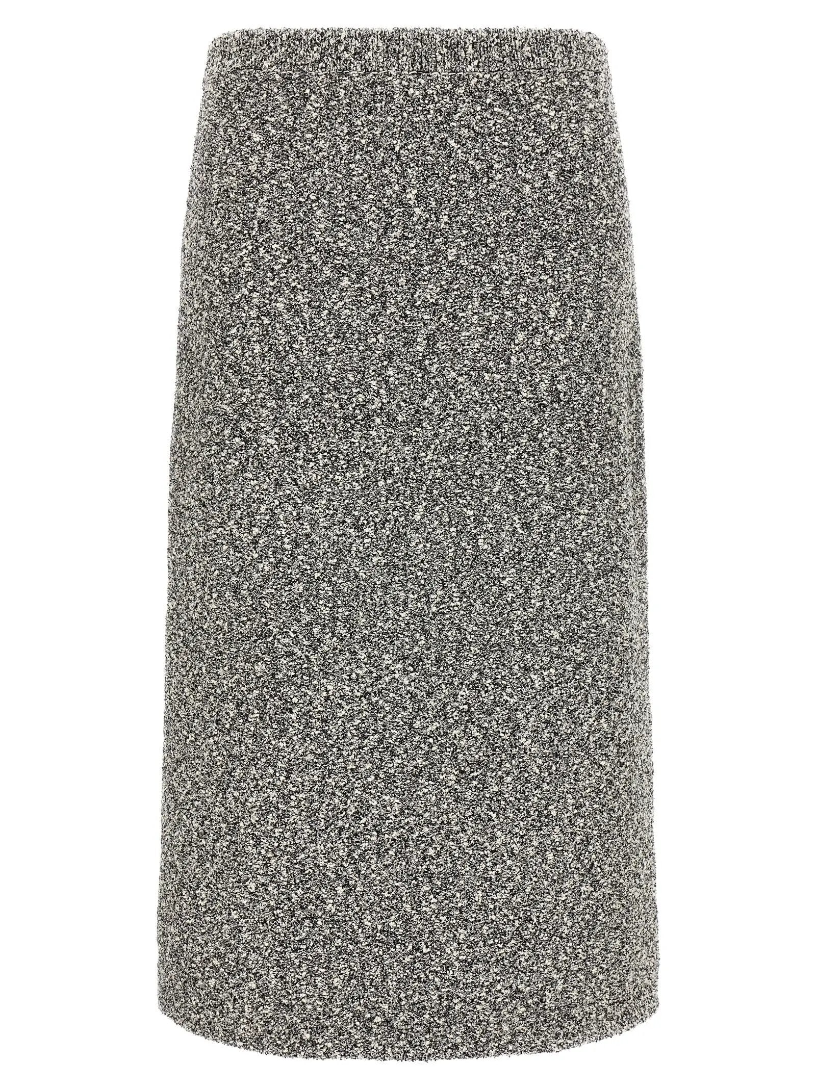 Tory Burch Black Polyamide Midi Skirt