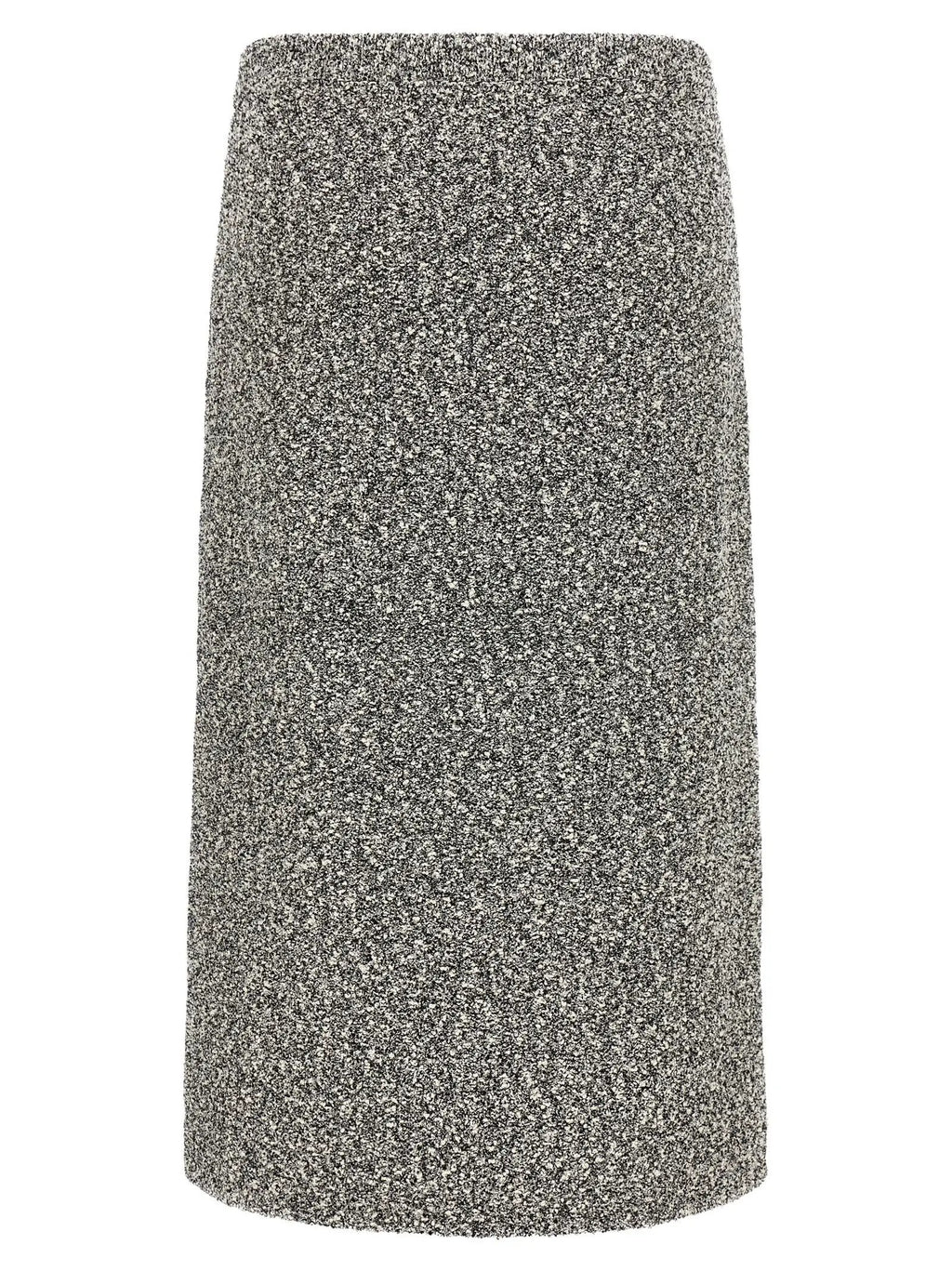 Tory Burch Black Polyamide Midi Skirt