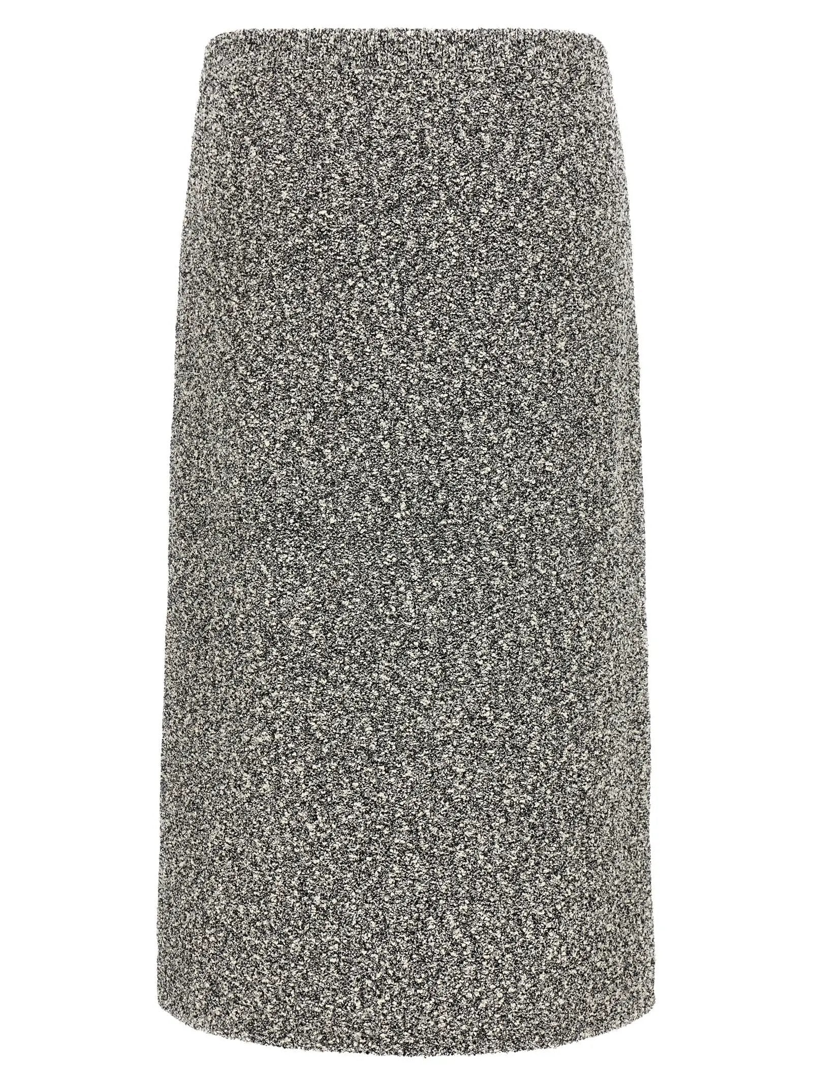 Tory Burch Black Polyamide Midi Skirt