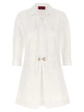 Gucci White Cotton Short Dress
