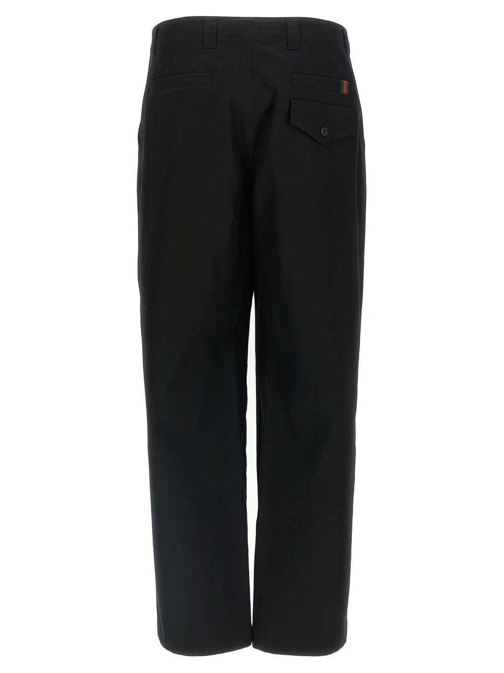 Gucci Black Cotton Casual Pants