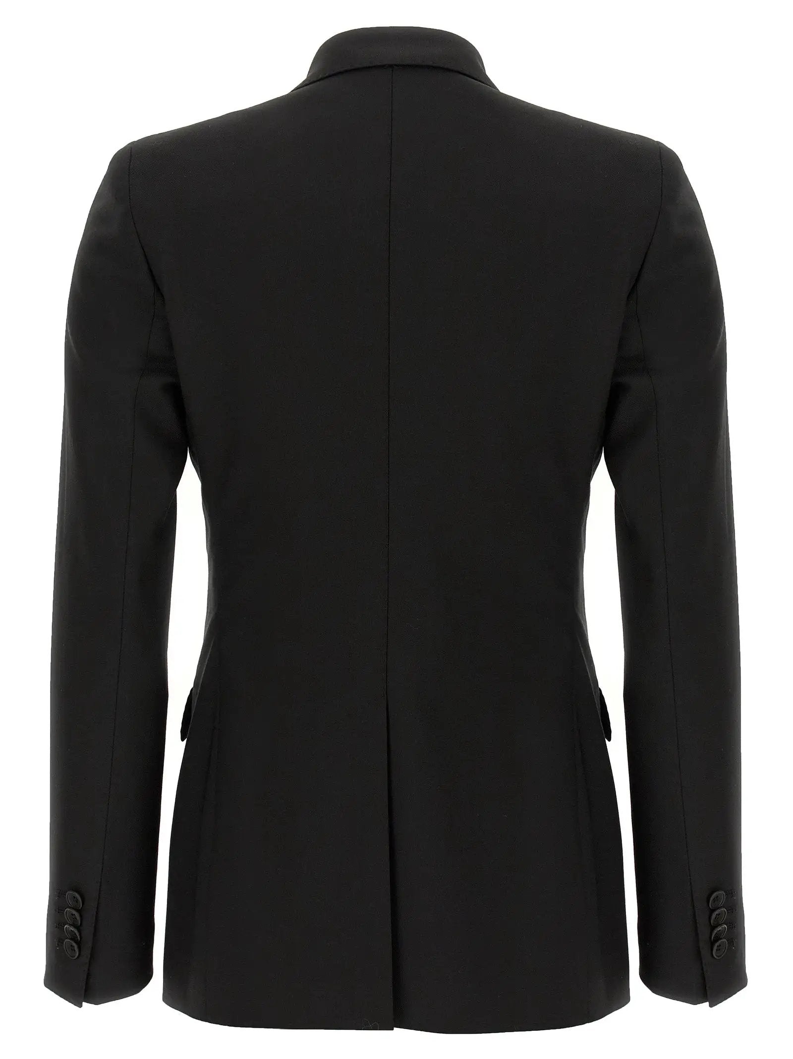 Tagliatore Black Virgin Wool Two-Piece Suit