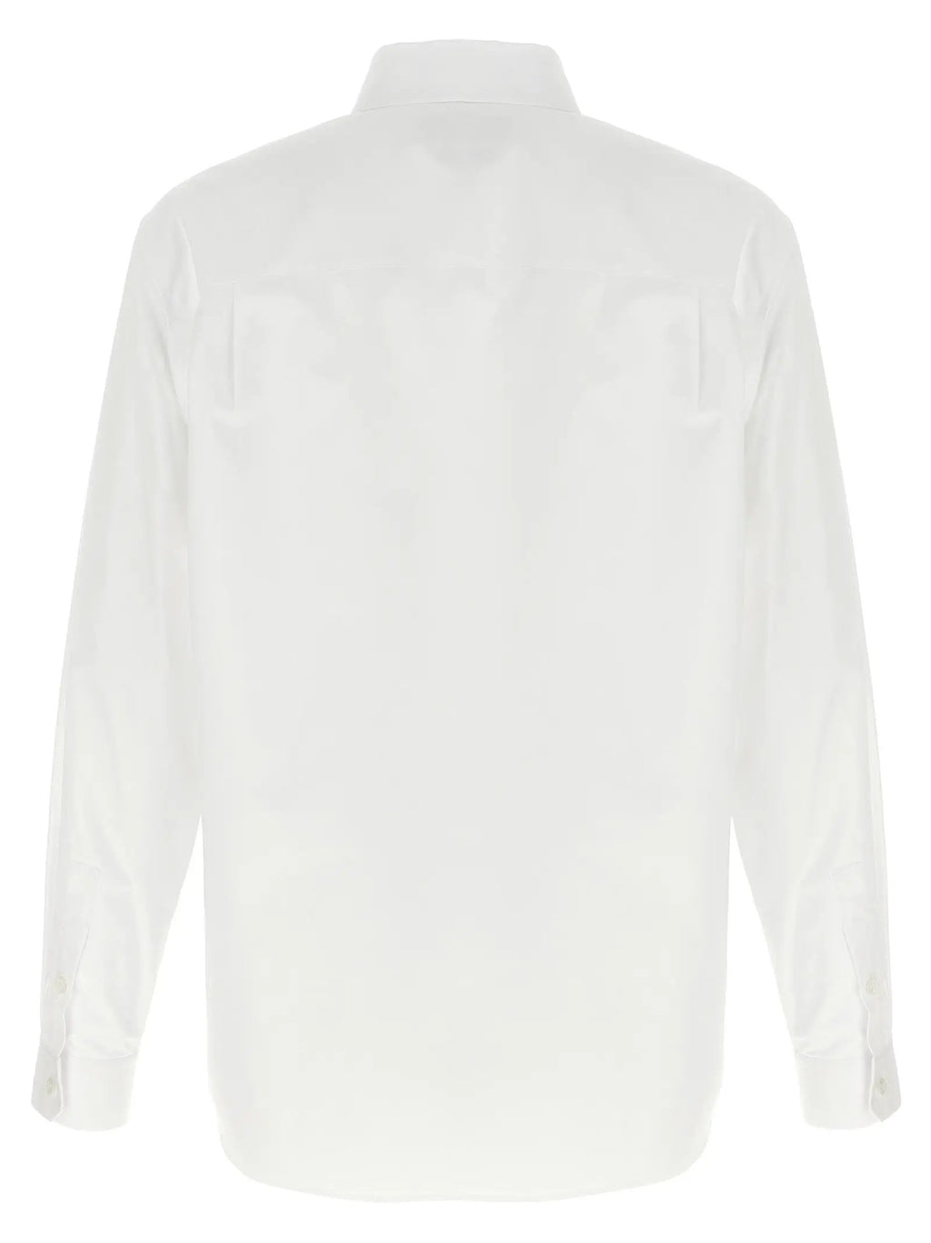 Gucci White Cotton Blouse