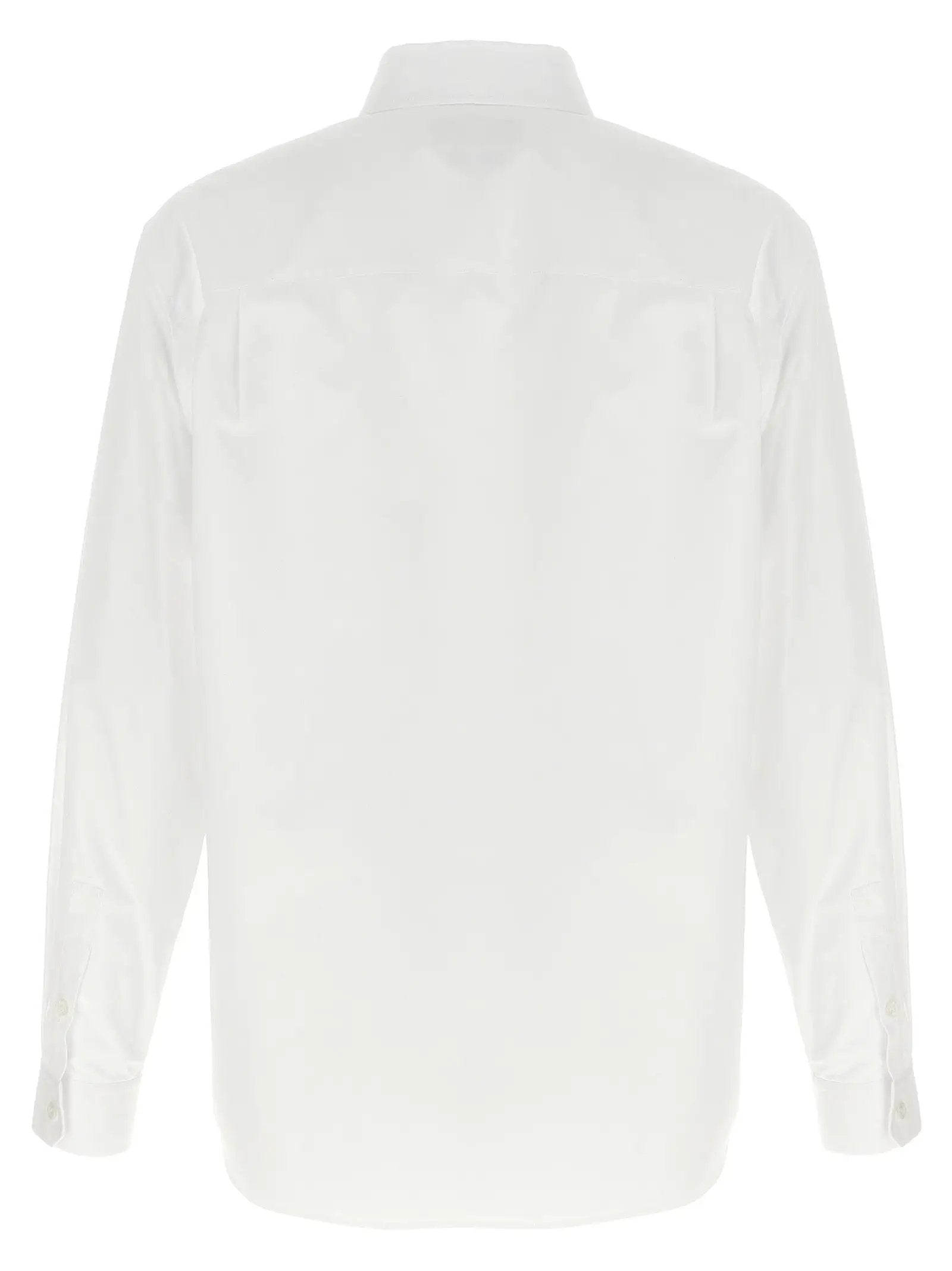 Gucci White Cotton Blouse