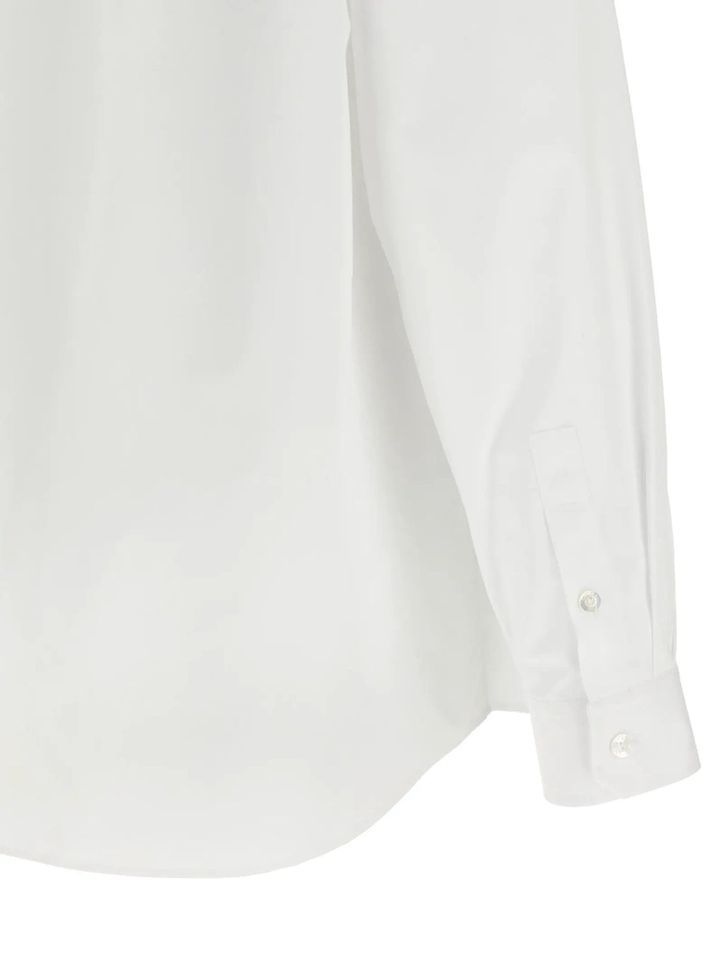 Gucci White Cotton Blouse