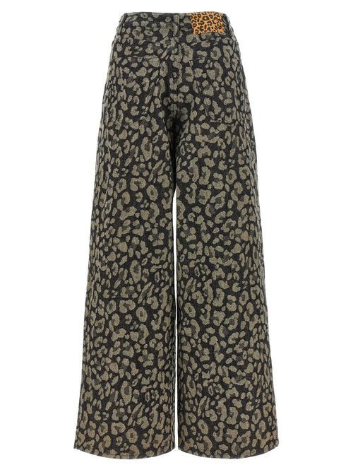 Pantalon décontracté en coton multicolore Alanui