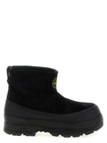 Stone Island Black Rubber Ankle Boots