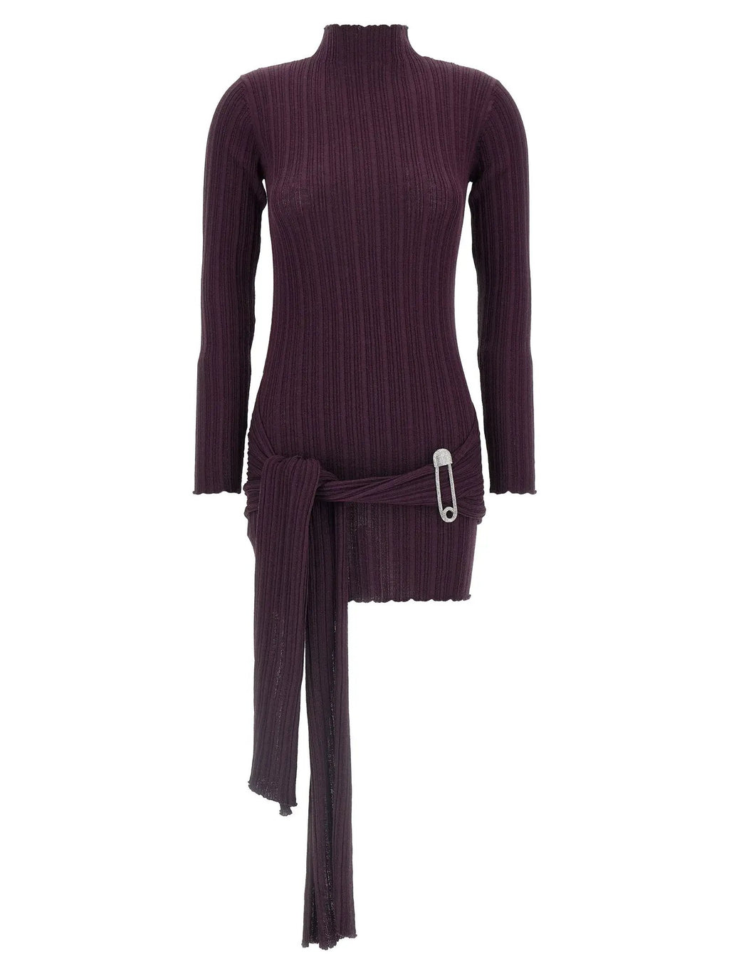 Giuseppe Di Morabito Giuseppe Di Morabito Purple Wool Short Dress