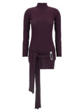 Giuseppe Di Morabito Giuseppe Di Morabito Purple Wool Short Dress