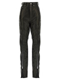 Rick Owens Black Leather Pants