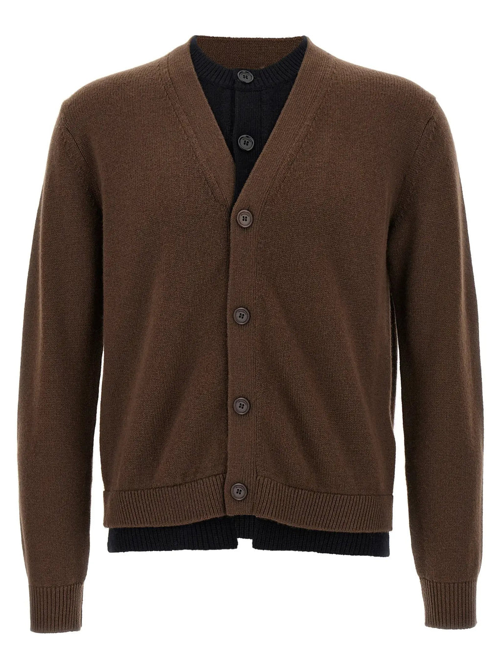 J.W.Anderson Brown Wool Cardigan