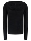 Rick Owens Black Wool Cardigan