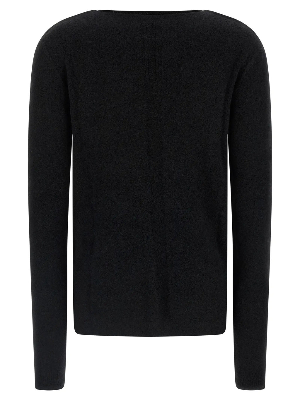 Rick Owens Black Wool Cardigan