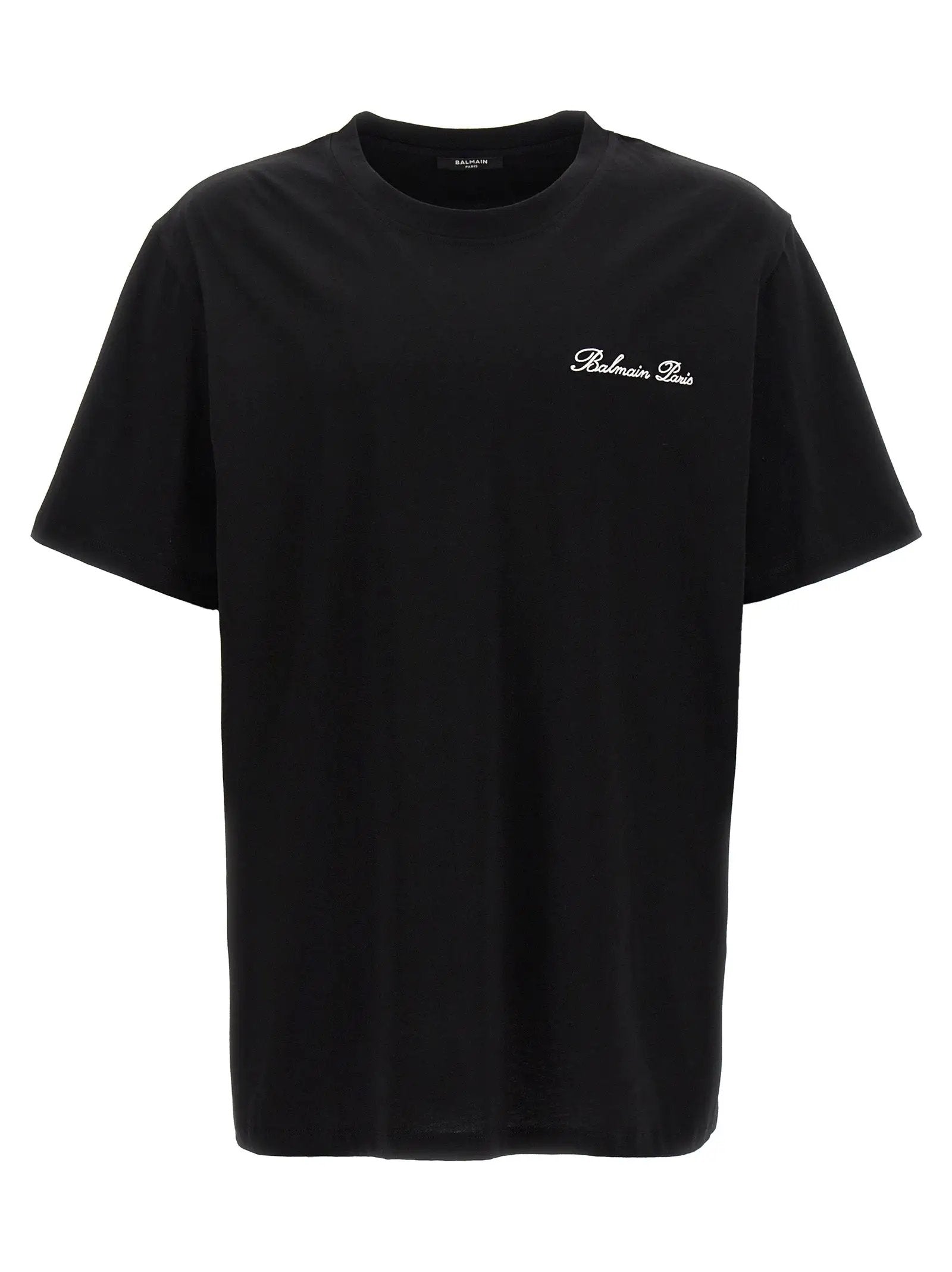 T-shirt Balmain bicolore en coton