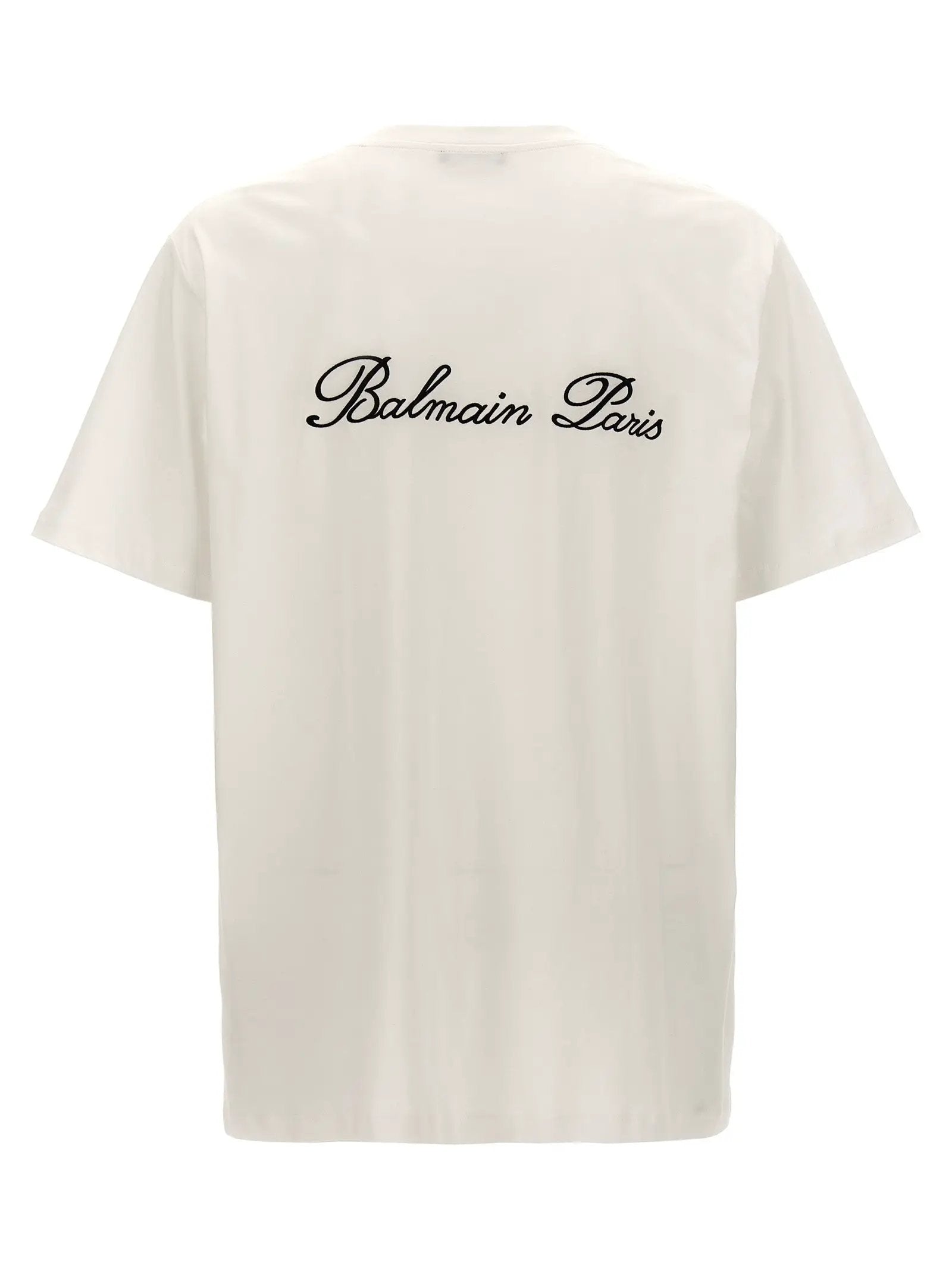 Balmain Bicolor Cotton T-Shirt