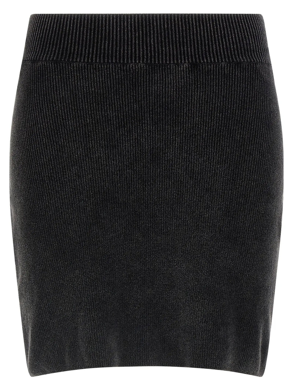Alexander Wang Black Cotton Long Skirt