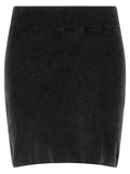 Alexander Wang Black Cotton Long Skirt