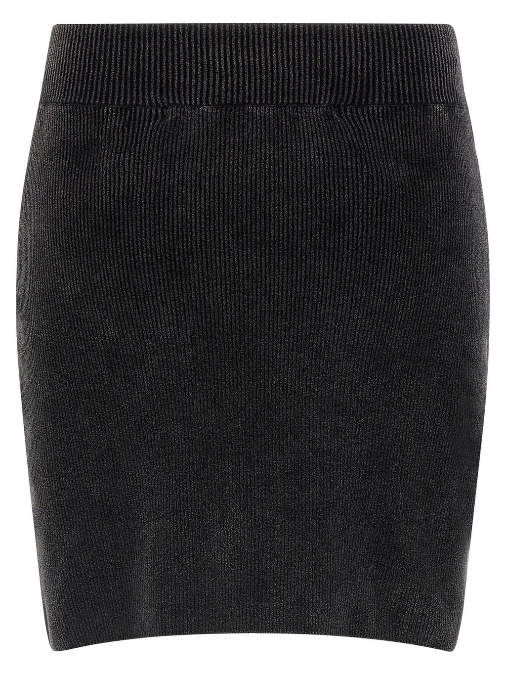 Alexander Wang Black Cotton Long Skirt