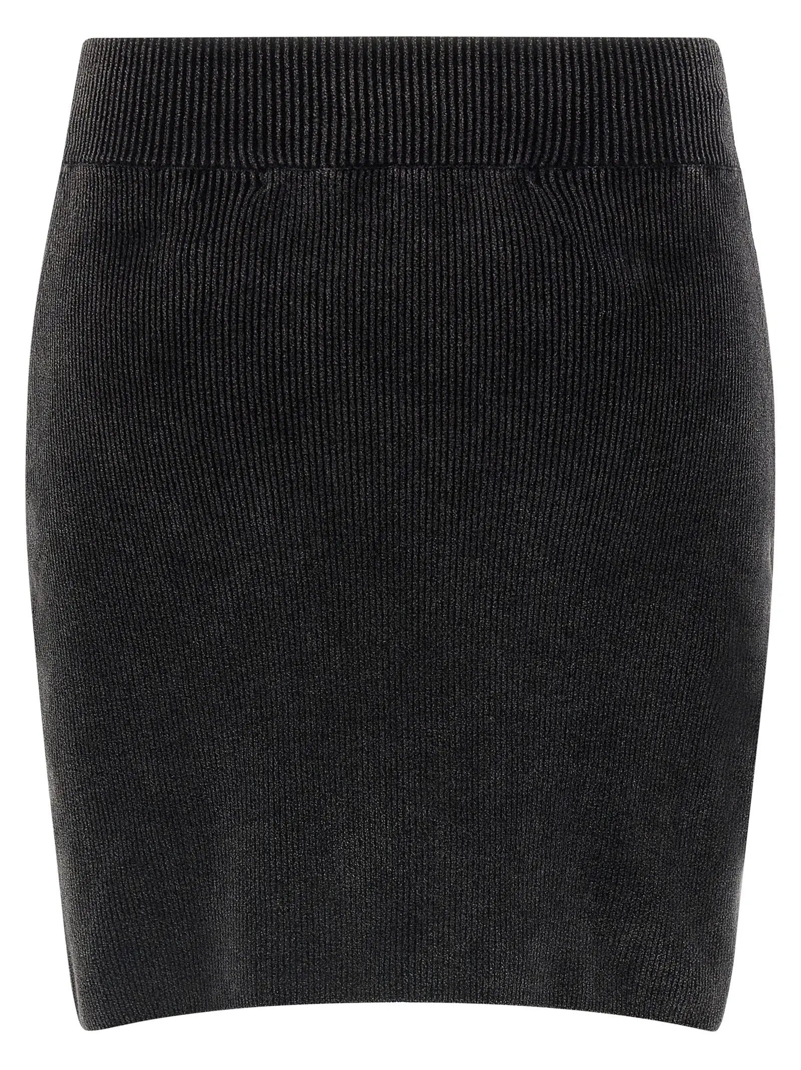 Alexander Wang Black Cotton Long Skirt