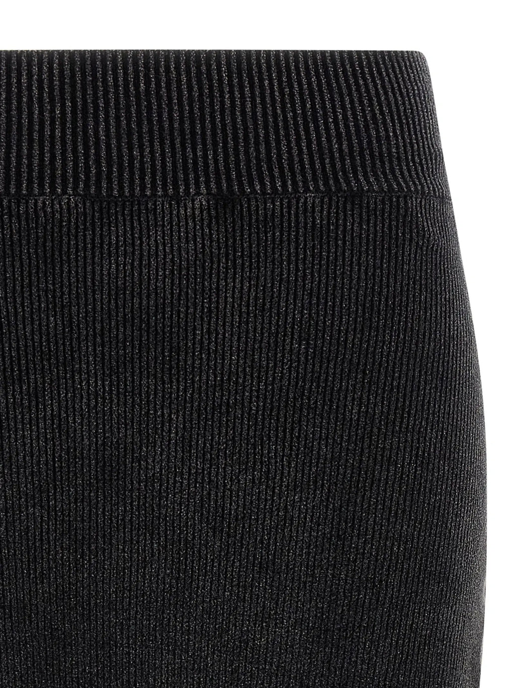 Alexander Wang Black Cotton Long Skirt
