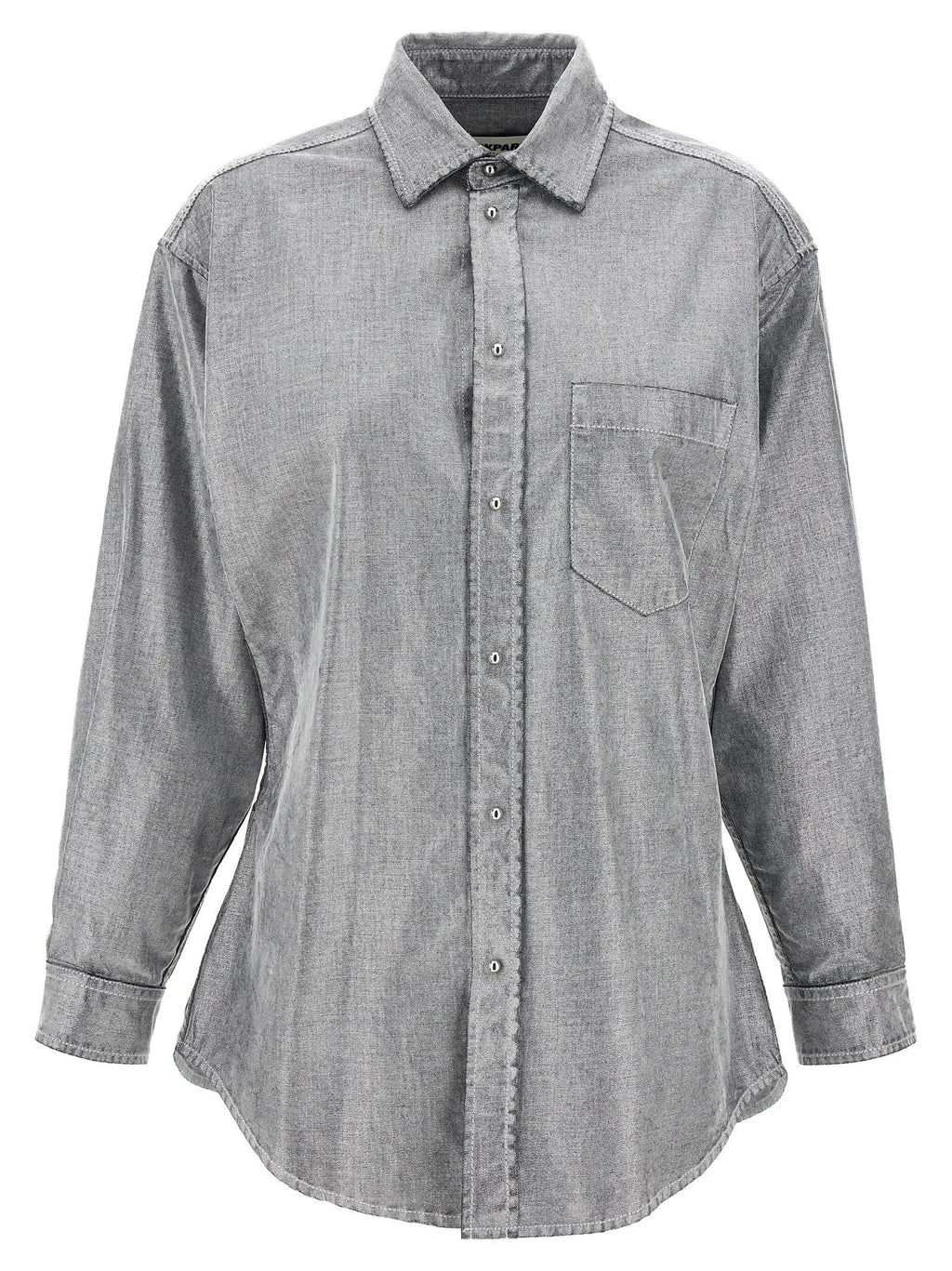 Darkpark Silver Cotton Blouse