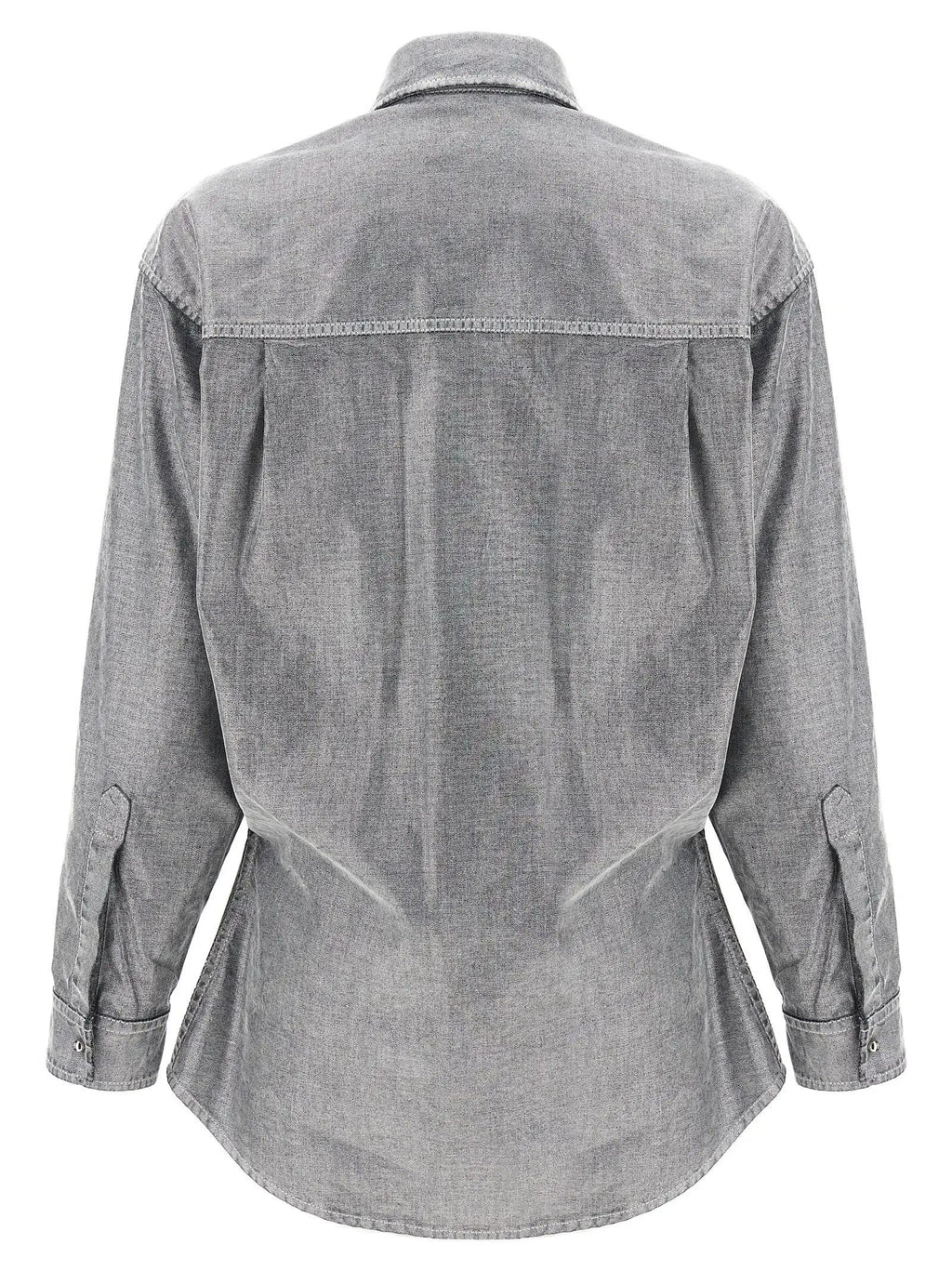 Darkpark Silver Cotton Blouse