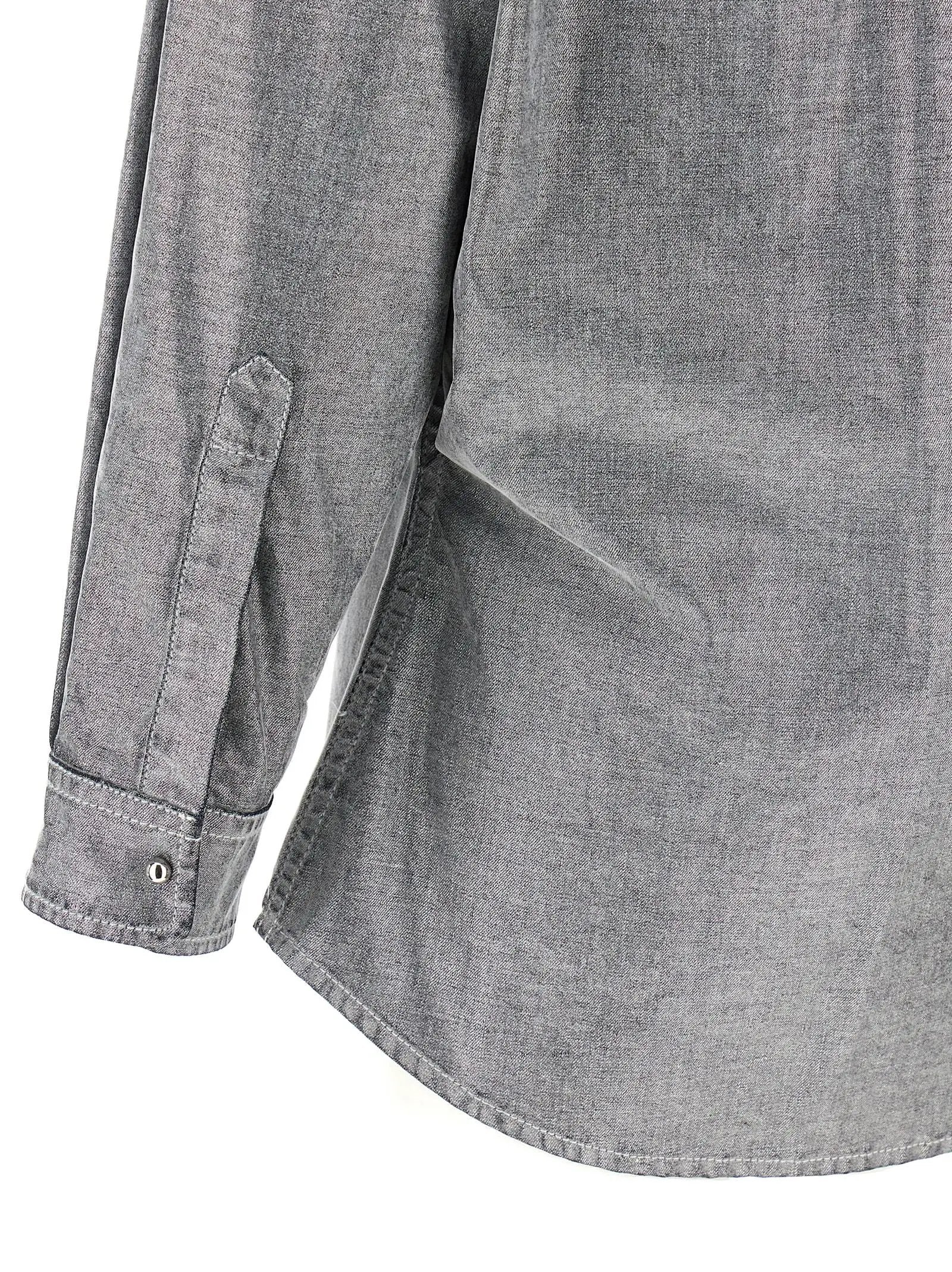 Darkpark Silver Cotton Blouse