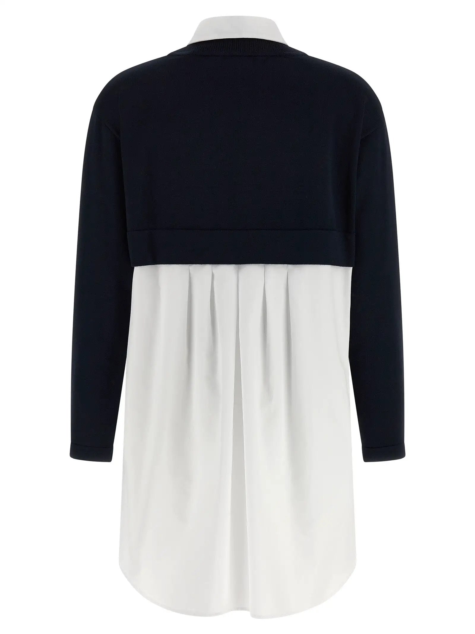 Elisabetta Franchi Blue Viscose Short Dress
