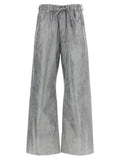 Darkpark Silver Cotton Jeans Denim