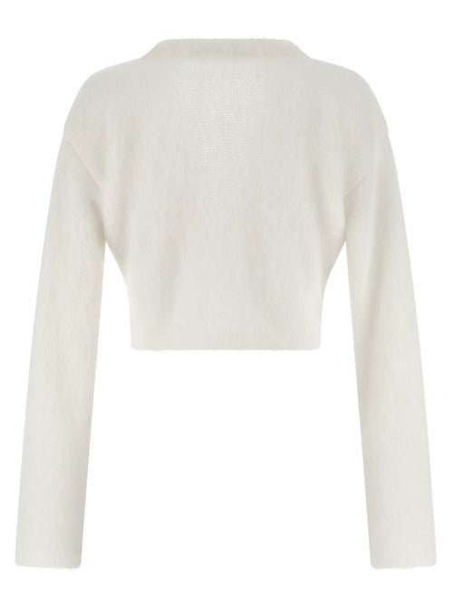 Gilet blanc en laine Alessandra Rich