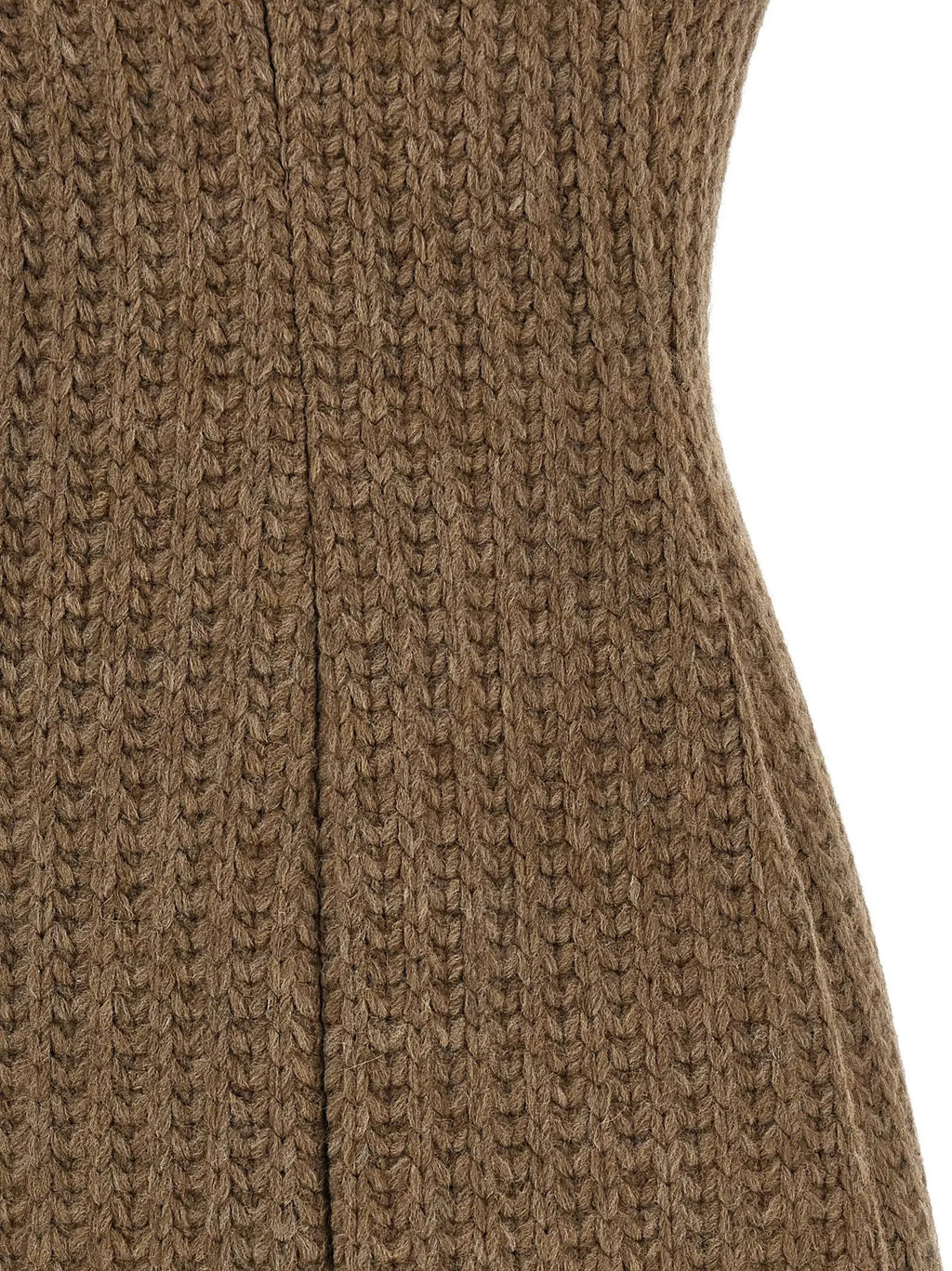 Giuseppe Di Morabito Giuseppe Di Morabito Brown Marabou Short Dress