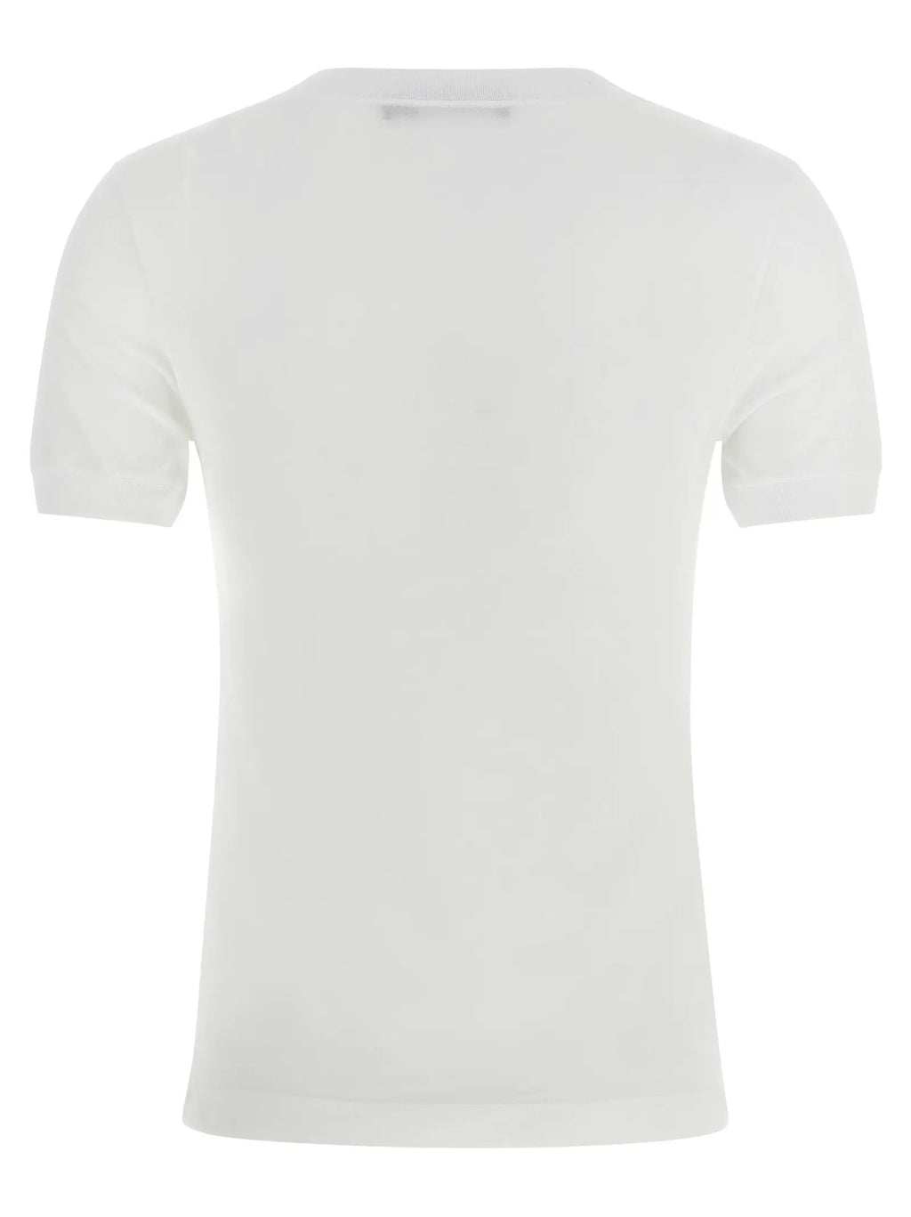 Dolce & Gabbana White Cotton T-Shirt