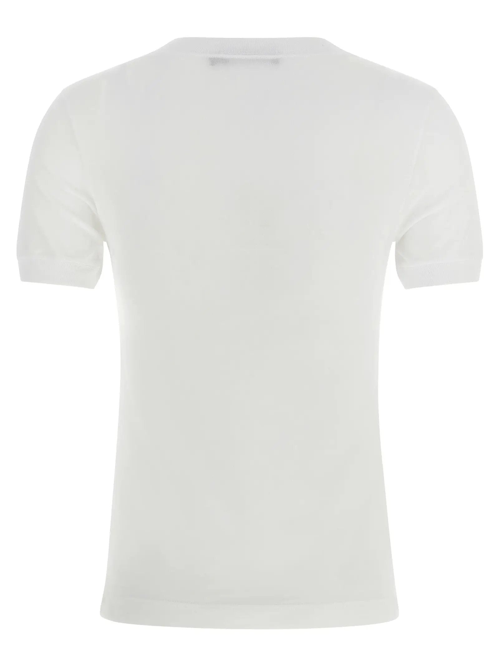 Dolce & Gabbana White Cotton T-Shirt